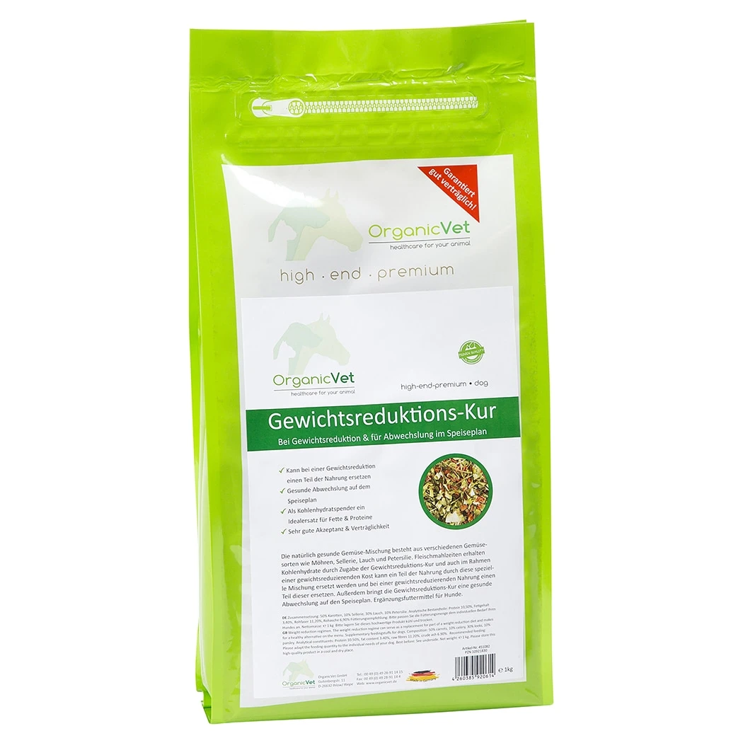 OrganicVet Gewichtsreduktions-Kur Für Hunde 3 OrganicVet Gewichtsreduktions-Kur Für Hunde