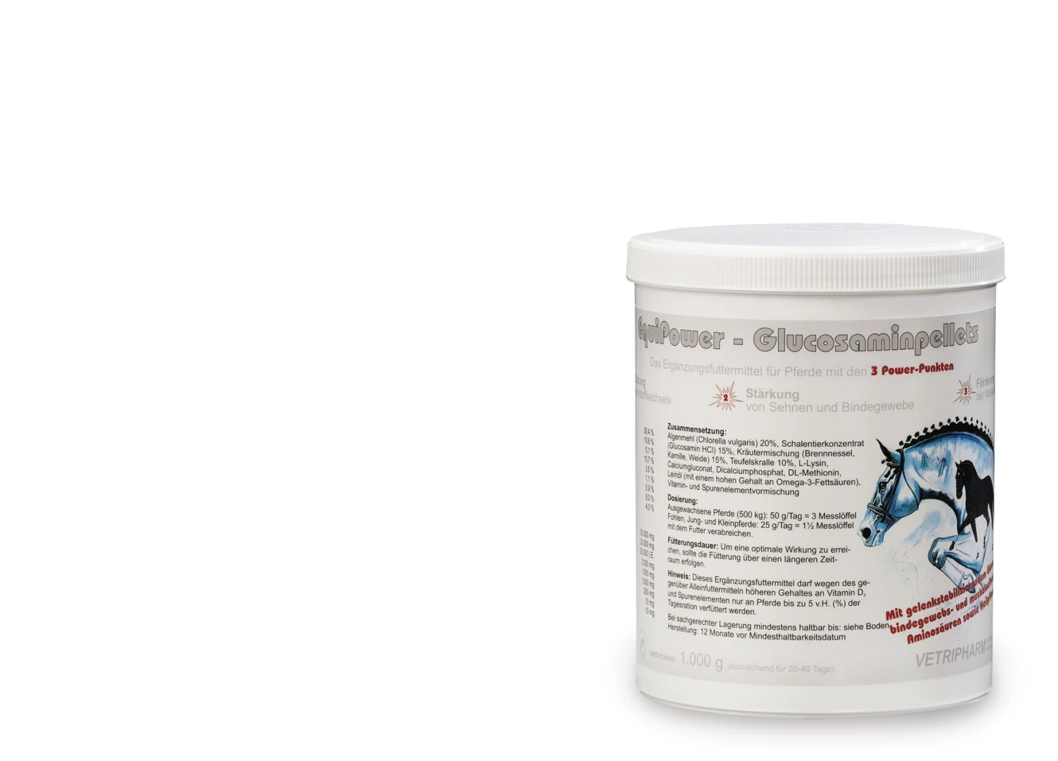 EquiPower Glucosaminpellets 4 EquiPower Glucosaminpellets – Bild 2