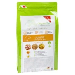 OrganicVet Junior Geflügel Trockenfutter Für Hunde