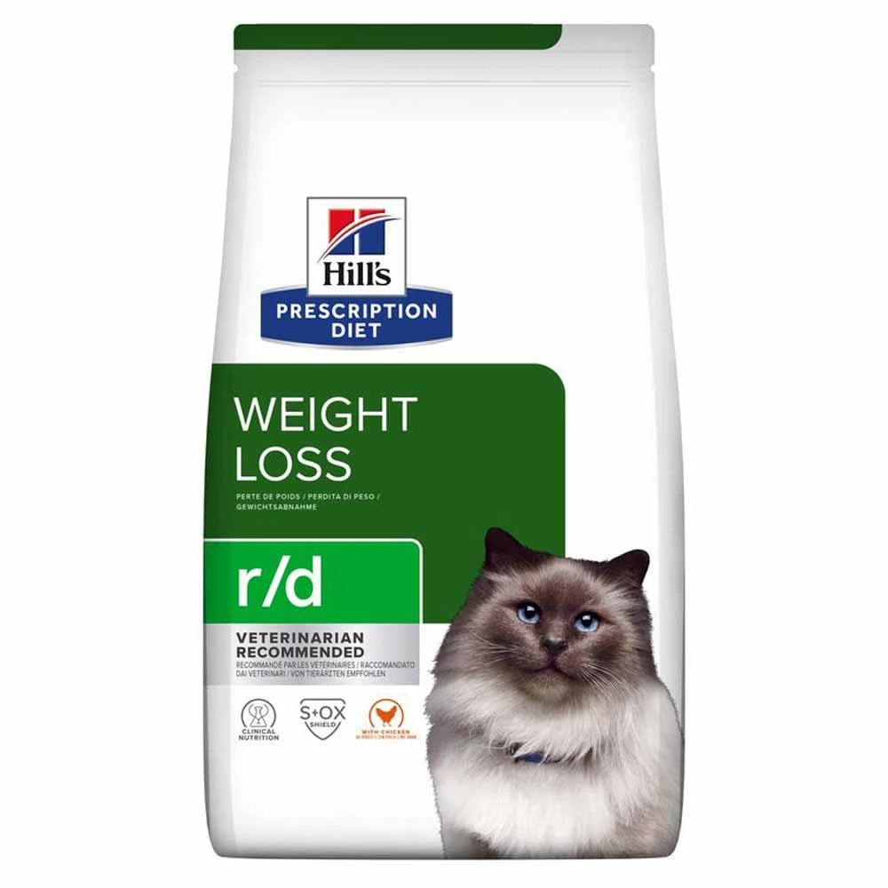 Hills Prescription Diet R/d Weight Reduction Trockenfutter Katze 3 Hills Prescription Diet R/d Weight Reduction Trockenfutter Katze