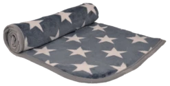 Petlando Kuscheldecke Stars Grau