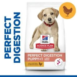 Hills Science Plan Perfect Digestion Large Breed Welpenfutter Mit Huhn Und Braunem Reis