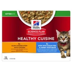Hills Science Plan Healthy Cuisine Kitten Ragout Frischebeutel Multipack