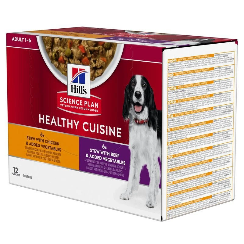 Hills Science Plan Healthy Cuisine Adult Ragout Frischebeutel Multipack 3 Hills Science Plan Healthy Cuisine Adult Ragout Frischebeutel Multipack