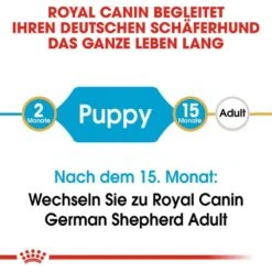 Royal Canin German Shepherd Puppy Welpenfutter Trocken -Haustier Alles Verkaufsgeschäft 0054621 royal canin german shepherd puppy welpenfutter trocken