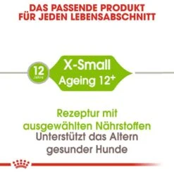 Royal Canin X-Small Ageing 12+ Trockenfutter Für ältere Sehr Kleine Hunde -Haustier Alles Verkaufsgeschäft 0054903 royal canin x small ageing 12 trockenfutter fur altere sehr kleine hunde