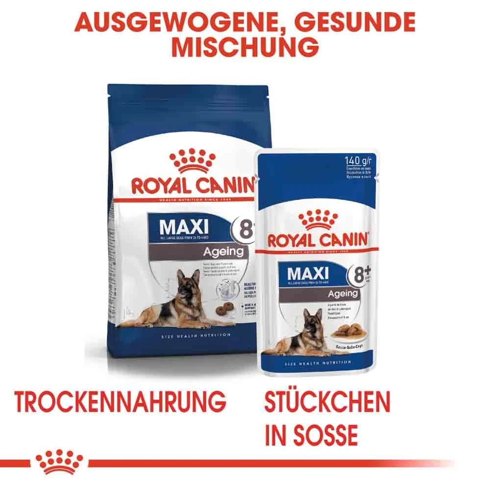 Royal Canin Maxi Ageing 8+ Trockenfutter Für ältere Große Hunde 10 Royal Canin Maxi Ageing 8+ Trockenfutter Für ältere Große Hunde – Bild 8