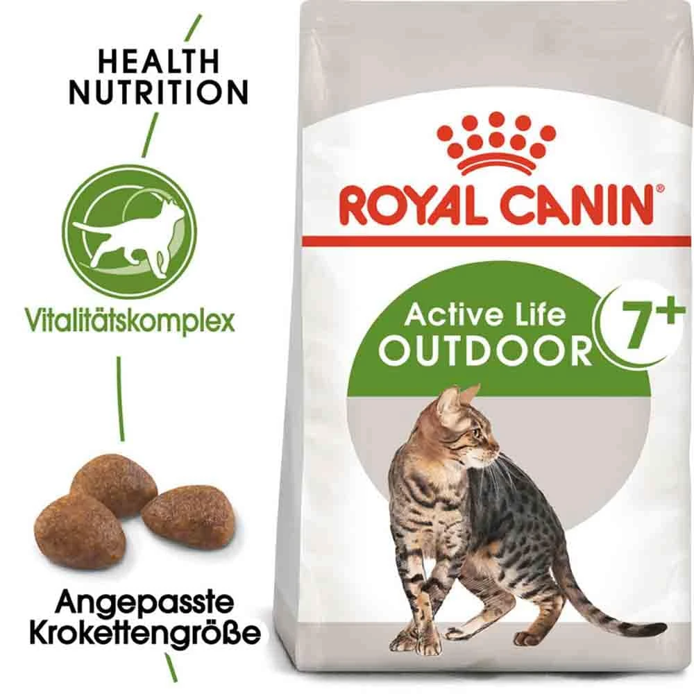Royal Canin Outdoor 7+ Katzenfutter Trocken Für ältere Freigänger 3 Royal Canin Outdoor 7+ Katzenfutter Trocken Für ältere Freigänger