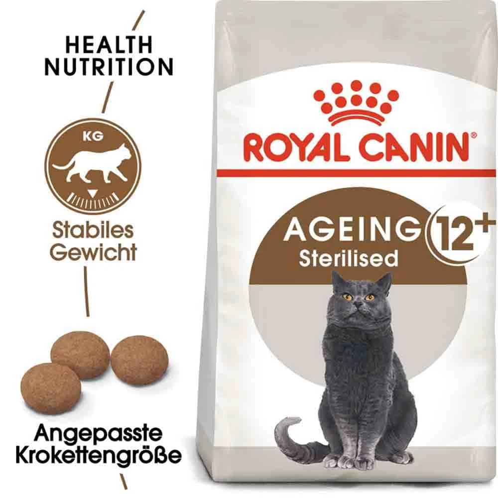 Royal Canin Ageing 12+ Sterilised Trockenfutter Für ältere Kastrierte Katzen 3 Royal Canin Ageing 12+ Sterilised Trockenfutter Für ältere Kastrierte Katzen