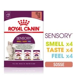 Royal Canin Sensory Smell Taste Feel Nassfutter Multipack In Soße Für Wählerische Katzen