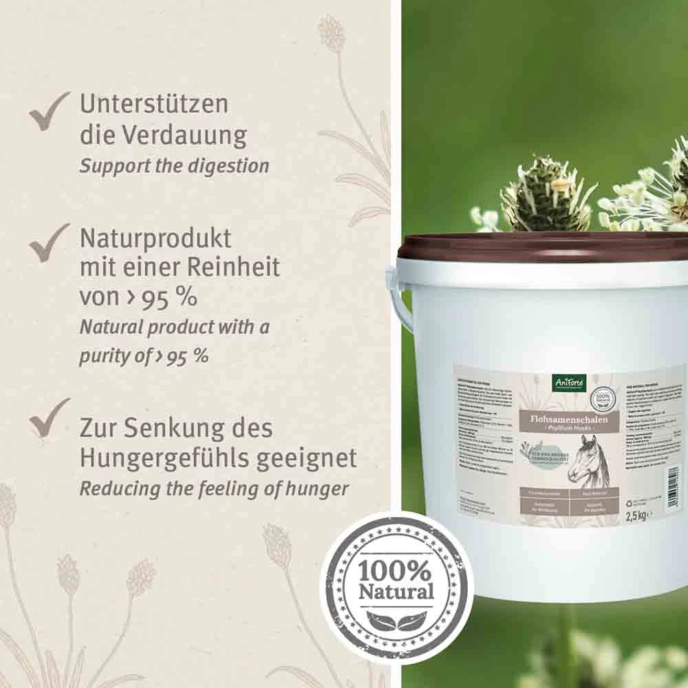 AniForte Flohsamenschalen Für Pferde 4 AniForte Flohsamenschalen Für Pferde – Bild 2