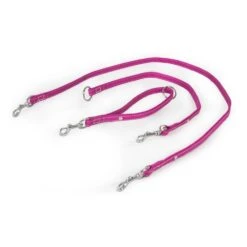 Das Lederband Barcelona Universal-Leine Rose-Violet