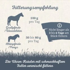 Krauterie Wurm Kräuter Für Pferde -Haustier Alles Verkaufsgeschäft 0058770 krauterie wurm krauter fur pferde