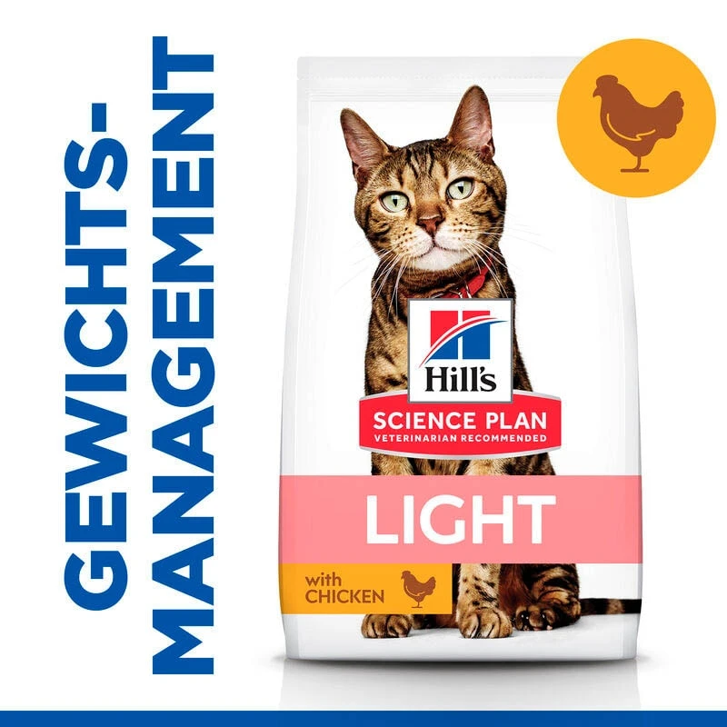 Hills Science Plan Light Adult Trockenfutter Für Katzen Mit Huhn 4 Hills Science Plan Light Adult Trockenfutter Für Katzen Mit Huhn – Bild 2