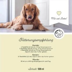 Annimally Leinöl -Haustier Alles Verkaufsgeschäft 0060714 annimally leinol